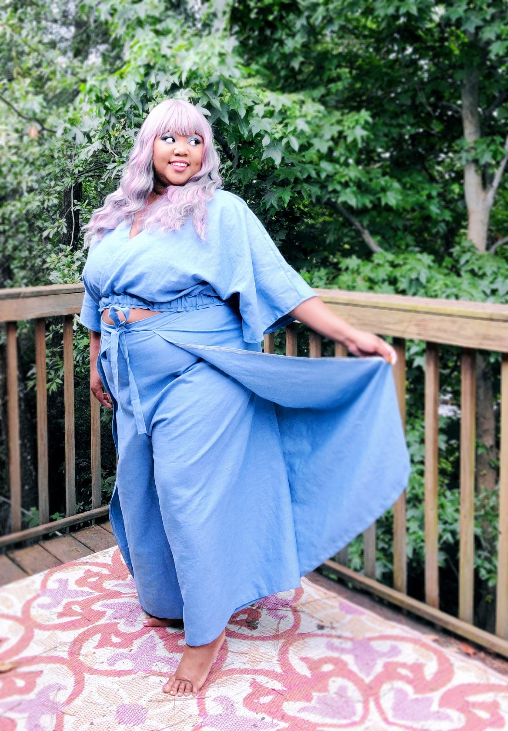 Winslow Culottes Hack: Wrap Pants » Helen's Closet Patterns